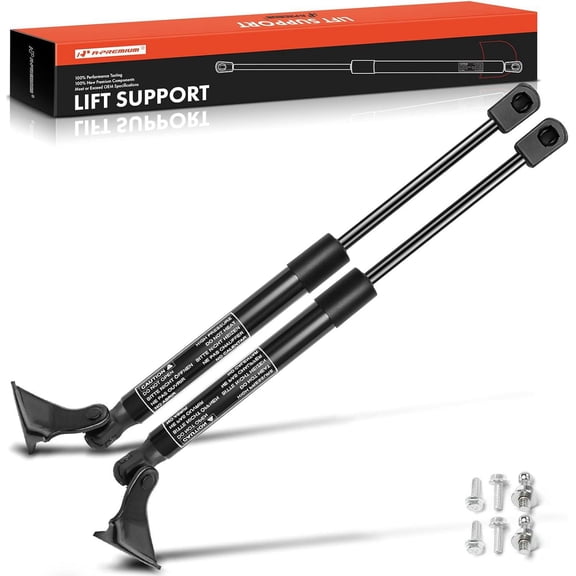 A-Premium Rear Hatch Lift Supports Shock Struts Compatible with Nissan Tiida 2008 2010-2012 Versa 2007-2012 L4 1.8L Hatchback 2-PC Set