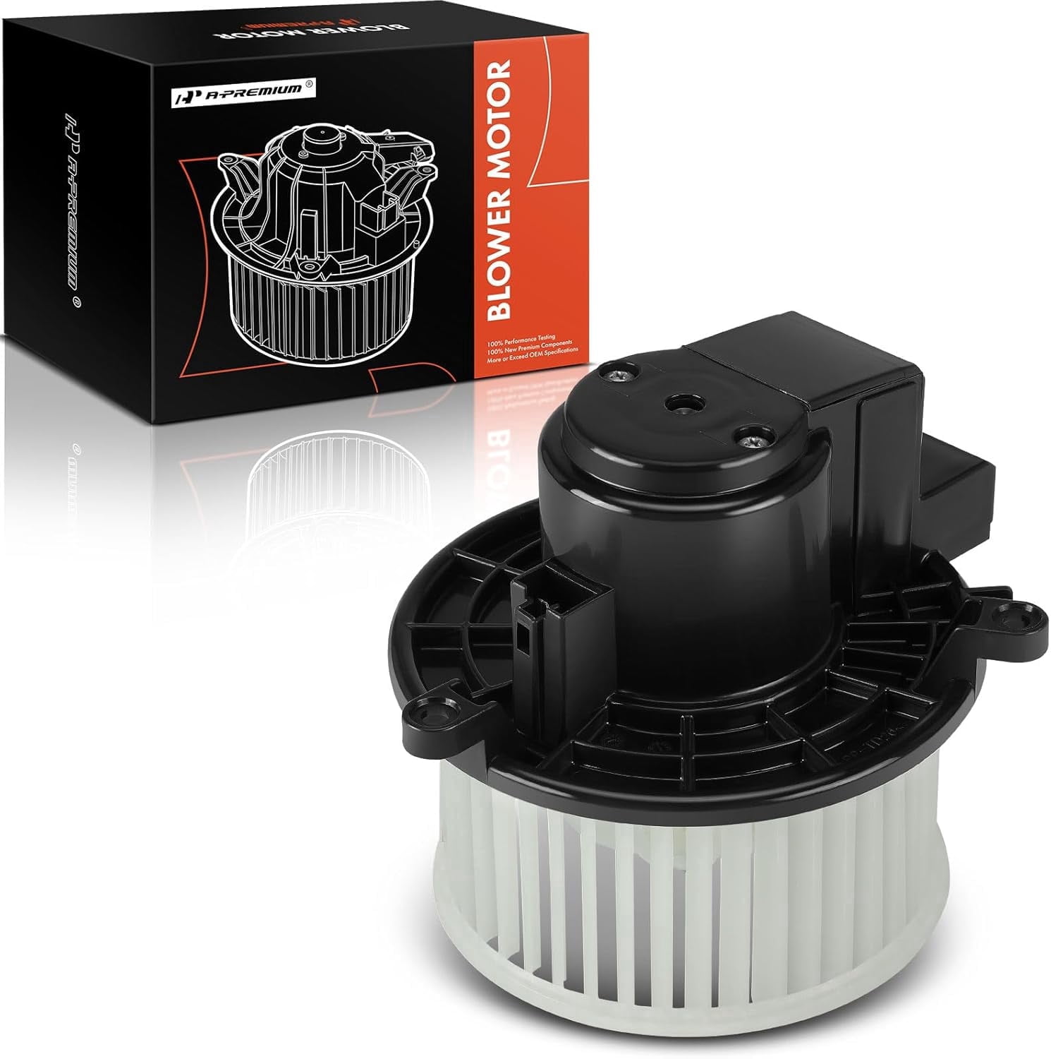 A-Premium Rear Heater Blower Motor with Fan Cage Replacement for Dodge Caravan Grand Caravan Town & Country 2001-2016 Pacifica 2017-2019 5183147AA