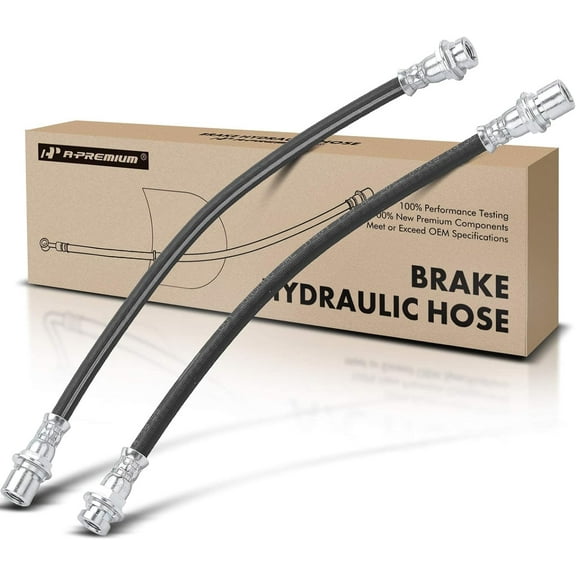 A-Premium Rear Inner Brake Hydraulic Hose Compatible with Select Chevy and GMC Models - Suburban 1500 2006, Yukon XL 1500 2006, with Active Brake Control - Replace# 15884707