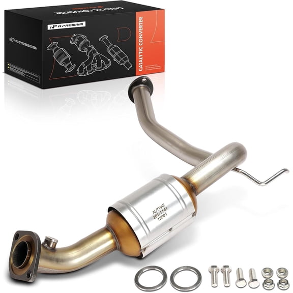 A-Premium Rear Left Catalytic Converter Kit Direct-Fit Compatible with Toyota 4Runner 2013-2023 4.0L, FJ Cruiser 2013-2014 4.0L, E.P.A. Compliant