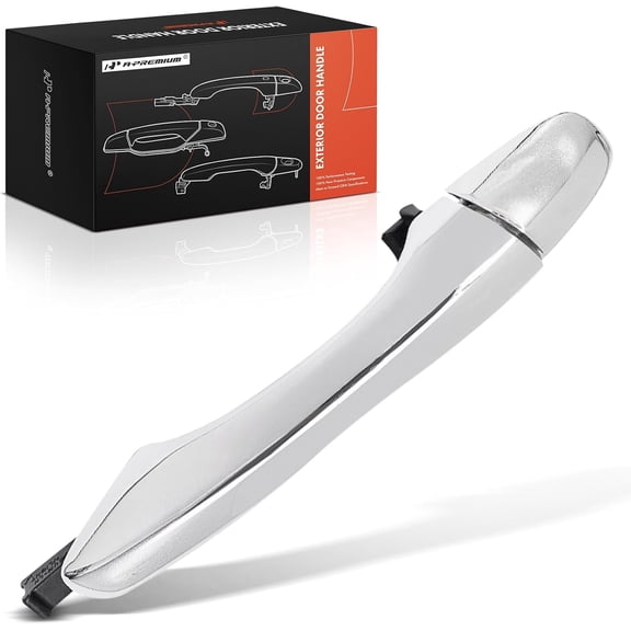 A-Premium Rear Left Driver Side Exterior Door Handle Compatible with Kia Sorento 2016 2017 2018 2019 2020, Chrome, Replace# 82651-C5010, 83652-C5010