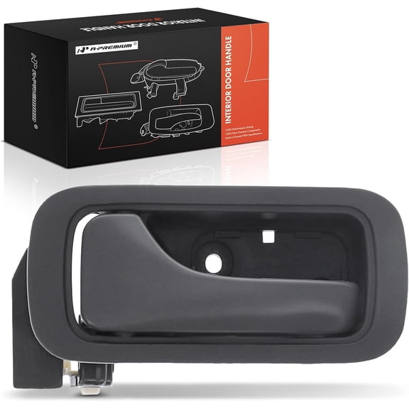 A-Premium Rear Left Driver Side Interior Door Handle Compatible with Honda Element 2003-2011 Sport Utility, Gray, Replace# 72660SCVA01ZB
