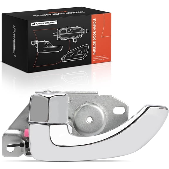 A-Premium Rear Left Driver Side Interior Door Handle Compatible with Kia Sorento 2003-2009, Chrome Finish