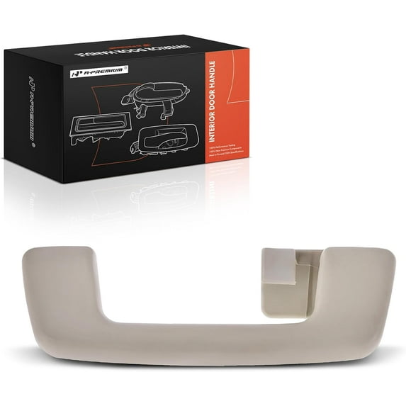 A-Premium Rear Left Driver Side Interior Grab Handle Compatible with Ford Fusion 2006-2009 & Lincoln MKZ 2007-2012, Zephyr 2006 & Mercury Milan 2006-2011, Beige & White, Replace# 9E5Z-5431407-AD