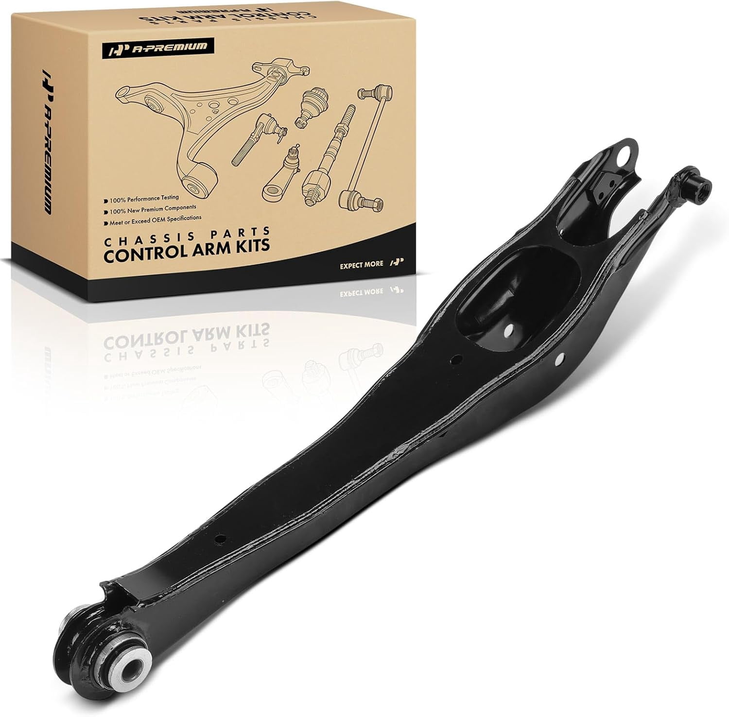 A-Premium Rear Left Lower Control Arm, with Bushing, Compatible with ...