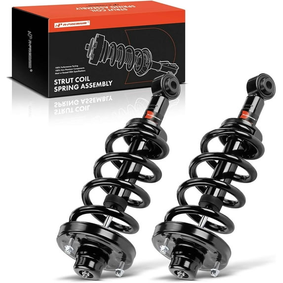 A-Premium Rear Pair (2) Complete Strut and Coil Spring Assembly Compatible with Ford Expedition 2018-2022 & Lincoln Navigator 2018-2022, Driver and Passenger Side