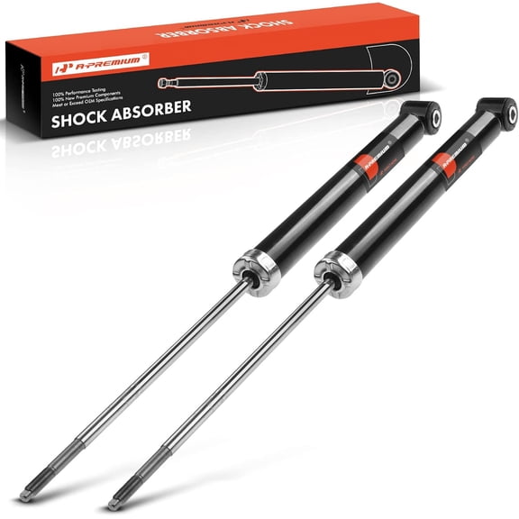 A-Premium Rear Pair (2) Shock Absorber Compatible with BMW E36 E46 318i 323i 325i 328i 330i 325Ci 323Ci 328Ci 330Ci 318is 325is 323is 330xi, Driver and Passenger Side