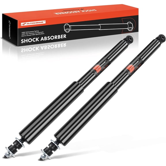 A-Premium Rear Pair (2) Shock Absorber Compatible with Chevrolet Cavalier & Cadillac Cimarron & Buick Skyhawk & Oldsmobile Cutlass Calais, Driver and Passenger Side