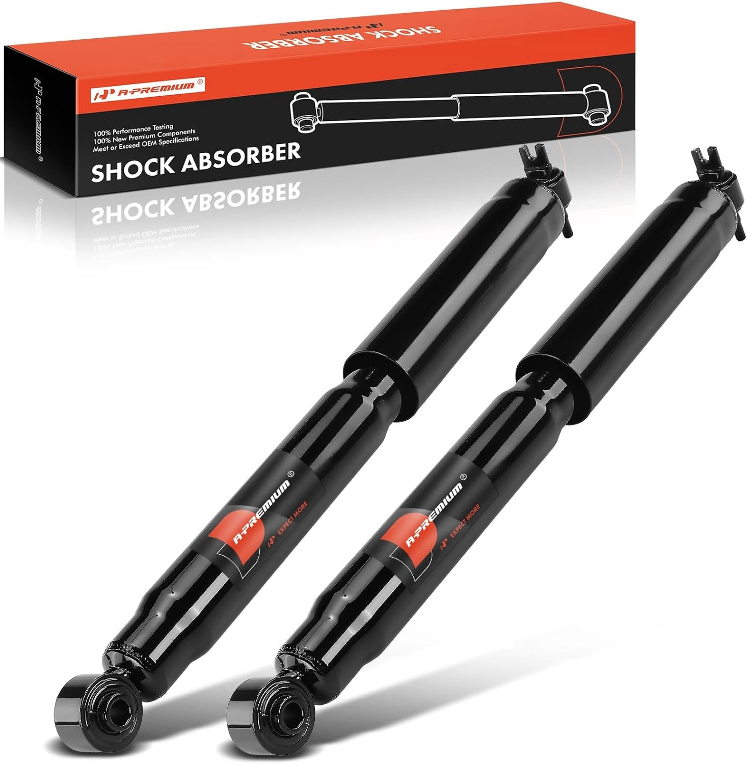 Pair Rear Suspension Heavy Duty Shock Absorber Kit Set For Tahoe Yukon
