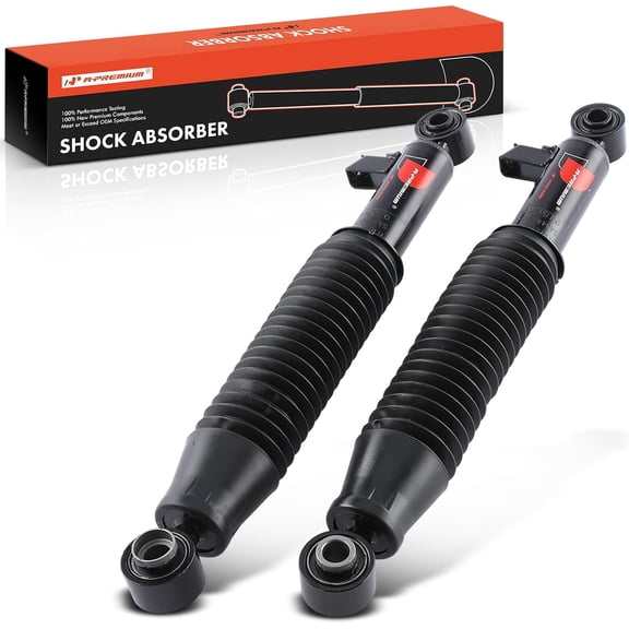 A-Premium Rear Pair (2) Shock Absorber Compatible with Hyundai Santa Fe, Santa Fe Sport 2013-2018 & Kia Sorento 2014-2015, FWD, Driver and Passenger Side