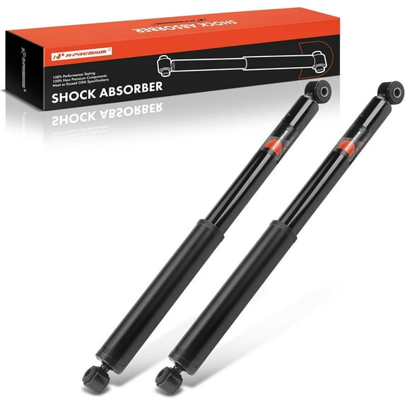 A-Premium Rear Pair (2) Shock Absorber Compatible with Ford F-250 Super Duty, F-350 Super Duty, 2017-2022, RWD, Driver and Passenger Side