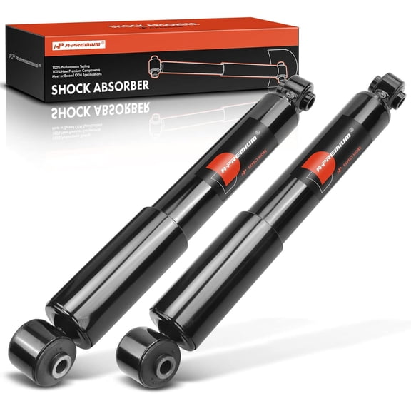 A-Premium Rear Pair (2) Shock Absorber Compatible with Hyundai Accent 2012-2017 & Kia Forte, Forte Koup 2010-2013, Driver and Passenger Side