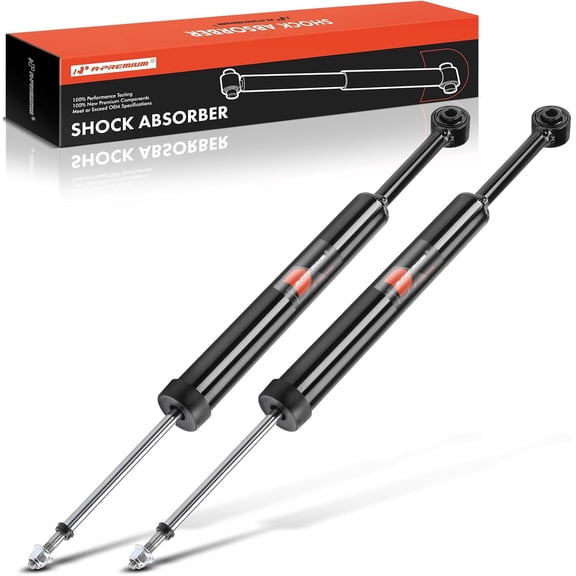 A-Premium Rear Pair (2) Shock Absorber Compatible with Jeep KL Series Cherokee 2019 2020 2021 2022 2023, Driver and Passenger Side