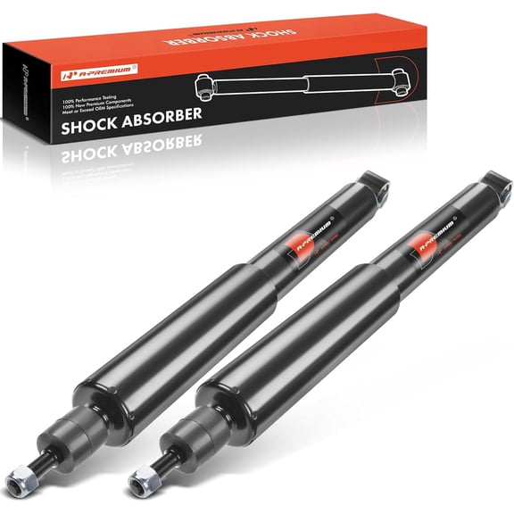 A-Premium Rear Pair (2) Shock Absorber Compatible with Toyota Land Cruiser 1998 1999 2000 2001-2007, Driver and Passenger Side