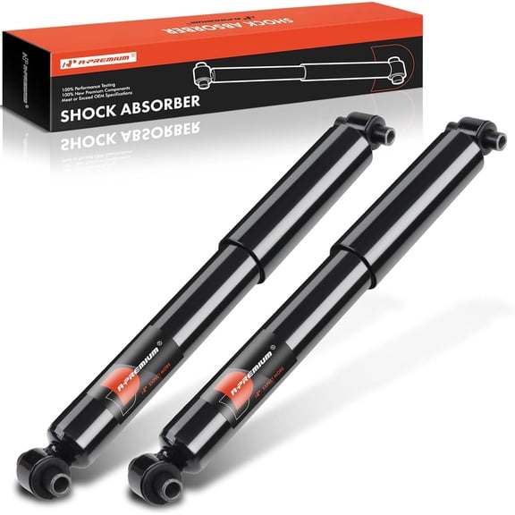 A-Premium Rear Pair (2) Shock Absorber Strut Assembly Compatible with Ford Fusion 06-12 & Mazda 6 03-08 & Lincoln MKZ 07-12, Zephyr 06 & Mercury Milan 06-11, Driver and Passenger Side