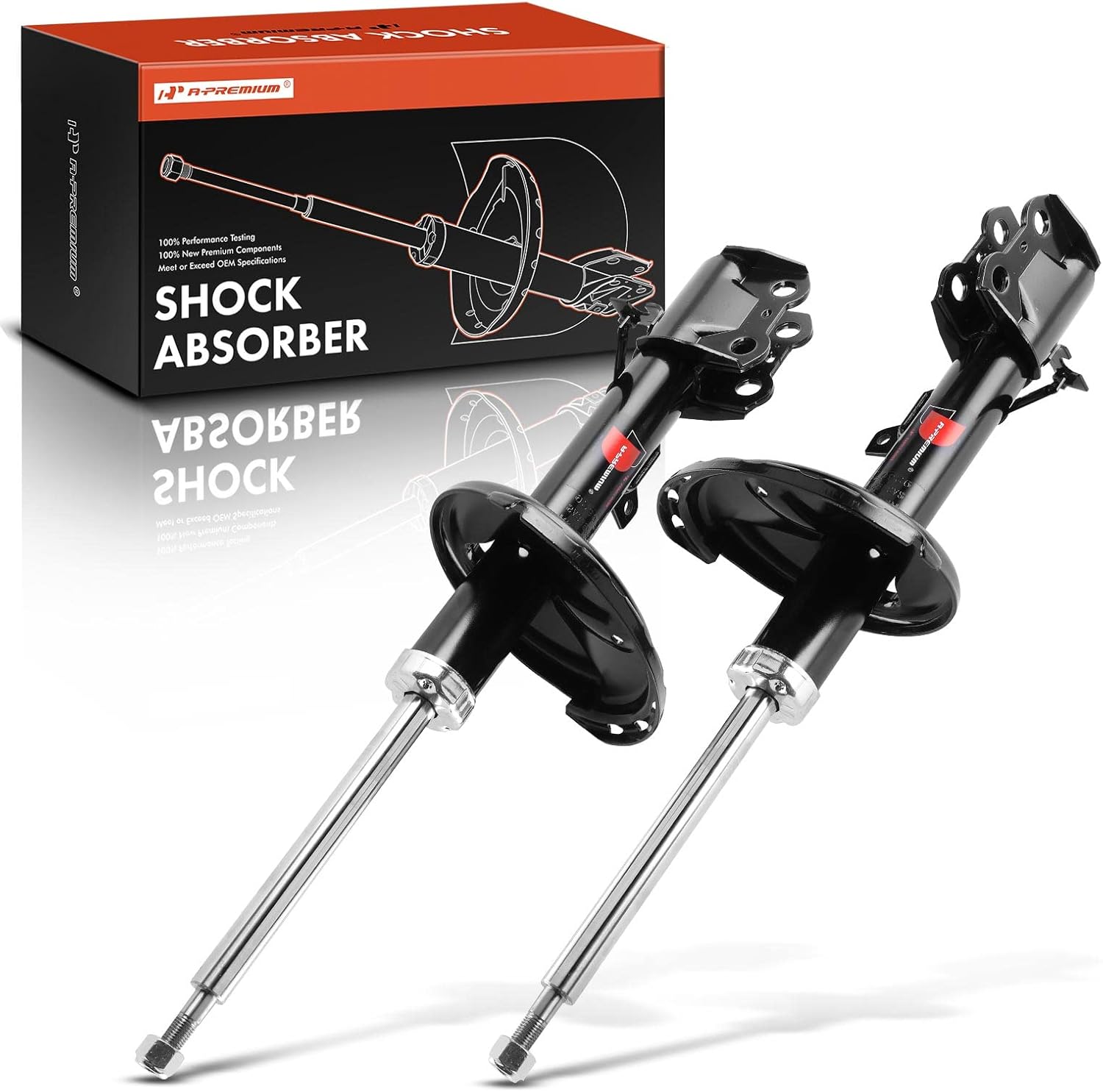 A-Premium Rear Pair [2] Strut Assembly Compatible with Toyota ...