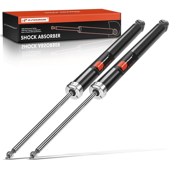 A-Premium Rear Pair (2) Strut Shock Absorber Compatible with Mazda 3 2010-2013 2.0L 2.5L Driver and Passenger Side