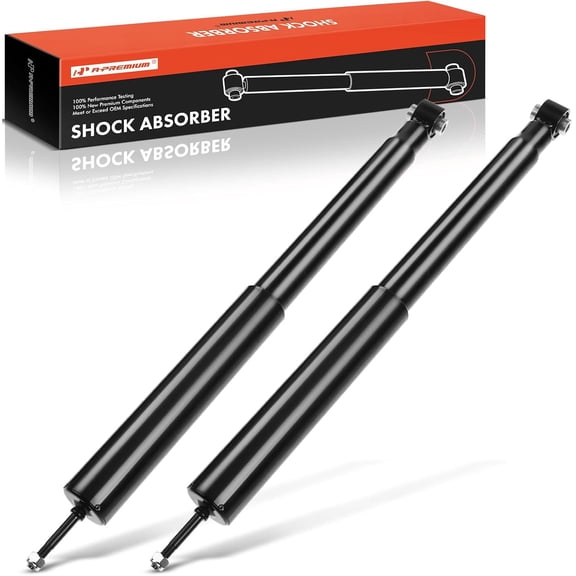A-Premium Rear Shocks Compatible with Ford Edge & Lincoln MKX, 2007-2010 - 2x Replacement Suspension Shock Absorber Strut