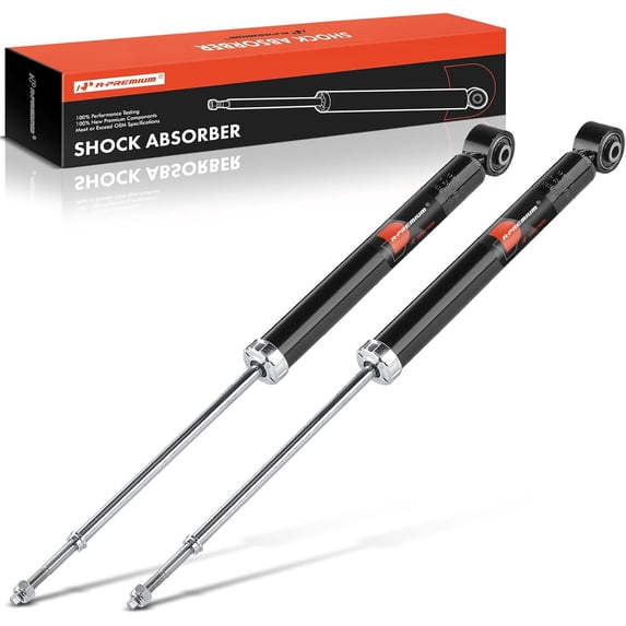 A-Premium Rear Pair (2) Struts Shock Absorbers Compatible with Nissan Cube 2009 2010 2011 2012 2013 2014 L4 1.8L, Driver and Passenger Side