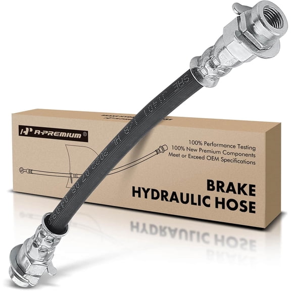 A-Premium Rear Passenger Brake Hydraulic Hose Compatible with Select Chrysler Models - PT Cruiser 2008-2009, without Anti-lock Brakes - Replace# 5085522AD