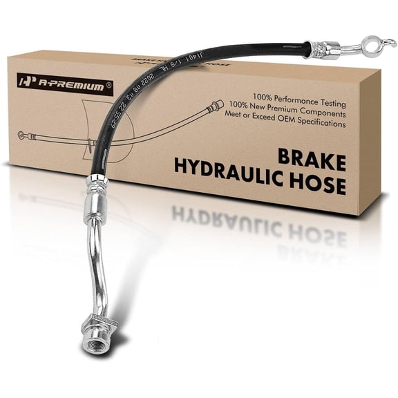 A-Premium Rear Passenger Brake Hydraulic Hose Compatible with Hyundai Models - Genesis Coupe 2010 2011 2012 2013 2014 2015 2016 - Replace# 587432M000