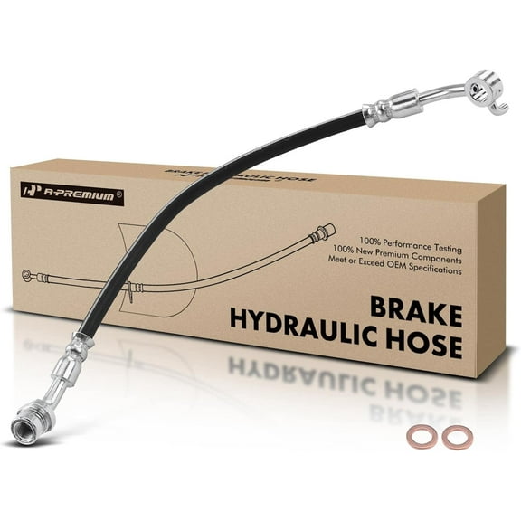 A-Premium Rear Passenger Brake Hydraulic Hose Compatible with Select Hyundai Models - Azera 2015 2016 2017, 3.3L - Replace# 587383V700
