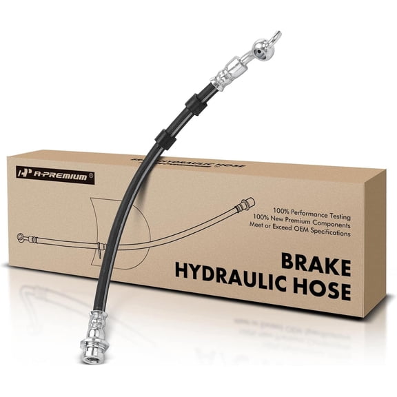 A-Premium Rear Passenger Brake Hydraulic Hose Compatible with Select Nissan Models - Quest 2004 2005 2006 2007 2008 2009 - Replace# 46210CK010