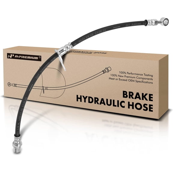 A-Premium Rear Passenger Brake Hydraulic Hose Compatible with Subaru Models - Impreza WRX STI, WRX STI Limited 2013-2014 2.5L - Replace# 26541FG021