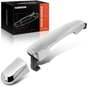 A-Premium Rear Passenger Side Exterior Door Handle Compatible with Kia Sorento 2011 2012 2013 2014 2015, Chrome, Replace# 83662-2P010, 836622P010