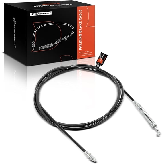 A-Premium Rear Passenger Side Parking Brake Cable Assembly Compatible with Ram & Dodge Models: 2500 3500 2011-2013, Ram 2500 Ram 3500 2003-2007/2009-2010 - Replace# 52010414AA, 52010414AD