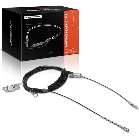 A-Premium Rear Passenger Side Parking Brake Cable Assembly Compatible with Ford Models: F-150 F150 2004 2005 - Replace# 4L3Z2A635BG