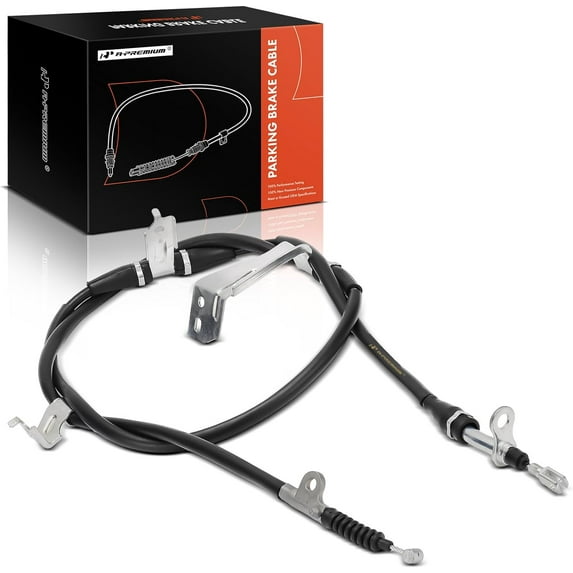 A-Premium Rear Passenger Side Parking Brake Cable Assembly Compatible with Nissan Models: Frontier 2005-2016 - Replace# 36530EB00A