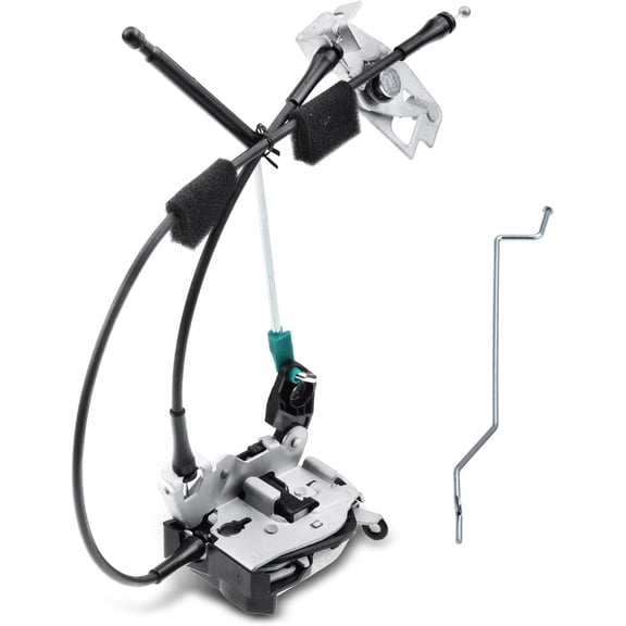 A-Premium Rear Right Door Latch Lock Cable & Rod Kit, Compatible with Ford Ford E-150, E-250, E-250 Econoline, E-350 Econoline, E-350 Club Wagon, 1992-2014, Replace# 6C2Z-15431A02-AA, 8C2Z-15431A02-C