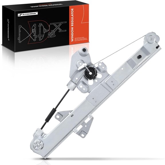 A-Premium Rear Right Passenger Electric Power Window Regulator Compatible with Saab 9-3 2003 2004 2005 2006 2007