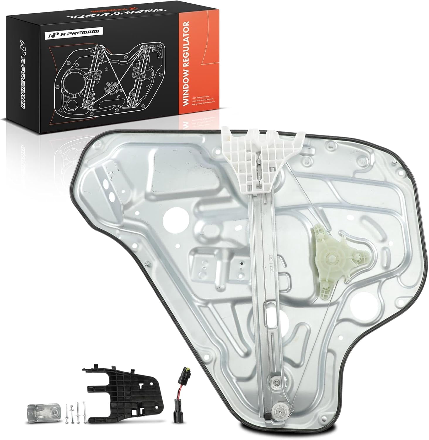A-Premium Rear Right Passenger Side Electric Power Window Regulator ...