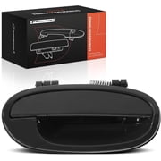 A-Premium Rear Right Passenger Side Exterior Door Handle Compatible with Chevrolet Spark 2006 2007 2008 2009, Smooth Black, Replace# 96601475S
