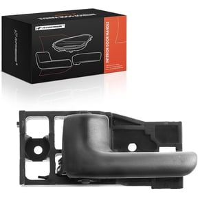 A-Premium Rear Right Passenger Side Interior Door Handle Compatible with Toyota Tundra 2000-2003, Tundra 2004-2006 Extended Cab Pickup, Smooth Dark Gray, Replace# 69207-0C010-B2