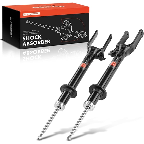 A-Premium Rear Shock Absorber Compatible with Mack Anthem 2018-2020, CHN 2004-2007, CHU 2011-2019, CXN 2004-2008, CXP 2006-2007, CXU 2008-2019 & Volvo VN, VNL, VNM, VNR, VNX, Driver or Passenger Side