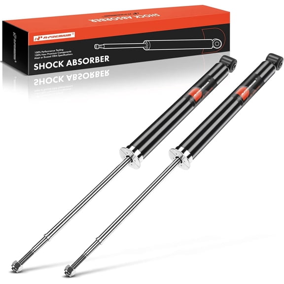 A-Premium Rear Shock Absorbers Compatible with Chevrolet Spark 2013 2014 2015, 2-PC Set
