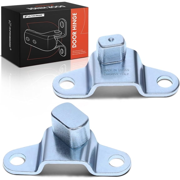 A-Premium Rear Tailgate Hinge Assembly Compatible with Chevrolet Silverado 1500, Silverado 2500 3500 HD, Avalanche & GMC Sierra 1500 & Cadillac Escalade EXT & Hummer H3T, Left & Right Side, 2-PC Set