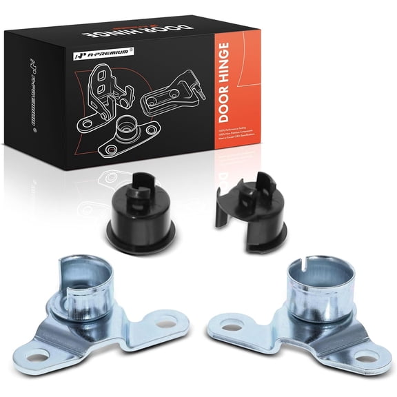 A-Premium Rear Tailgate Hinge Bushing Compatible with Nissan Frontier 2005-2018, Rear Tailgate Driver & Passenger Side, 4-PC Set, Replace# 93470-ZP51A, 93471-ZP51B