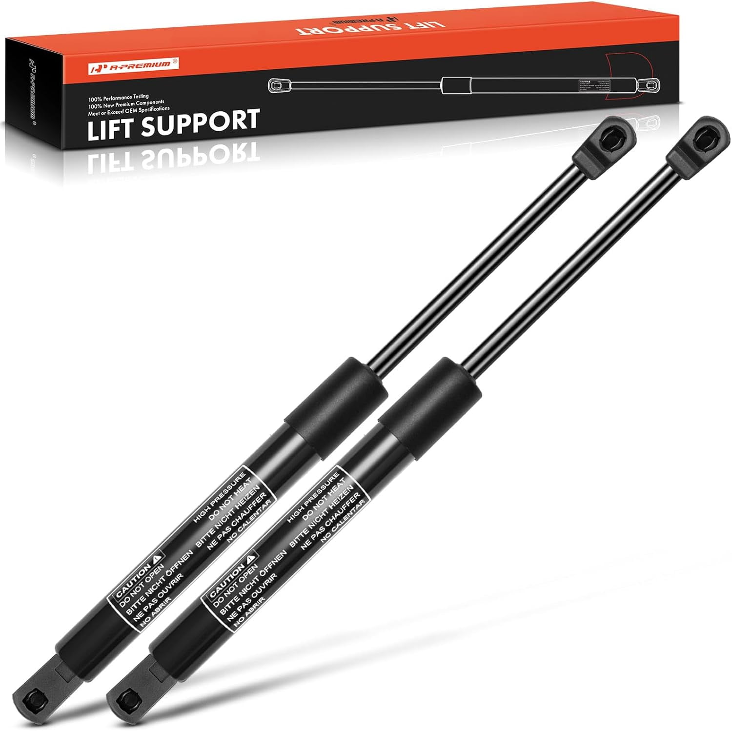 A-Premium Rear Tailgate Lift Supports For Mercedes-Benz GLK350 2010-2015 – 2-Piece Set, Direct Fit