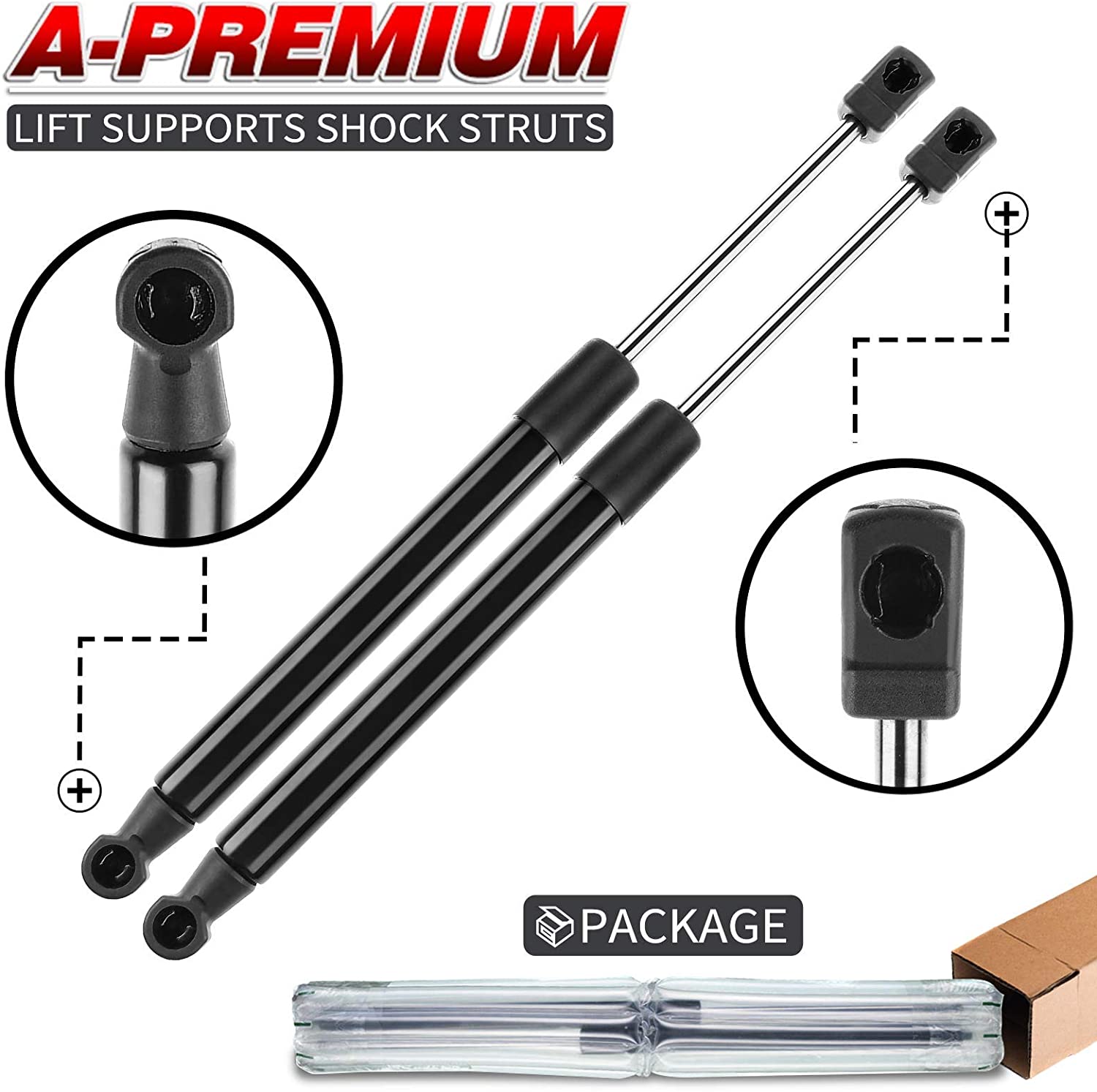 APremium Rear Tailgate Lift Supports Shock Struts Compatible with