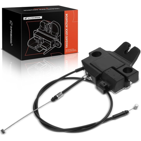A-Premium Rear Trunk Latch Tailgate Lock Actuator with Cable Rod 64600-53060 Compatible with Lexus IS F 2008-2014, IS250/IS350 2006-2013, Trunk Lid Door Lock Latch Actuator with Lock Cable