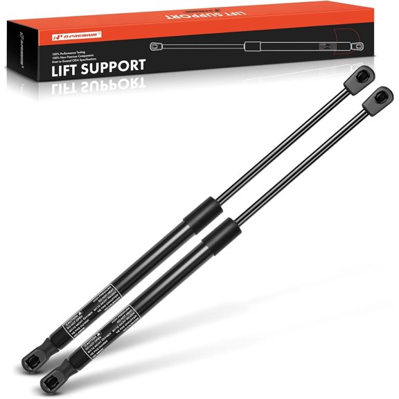 A-Premium Rear Trunk Lift Supports Shock Struts Compatible with Select Audi and Saab Models - TT 2001-2006 Convertible, TT Quattro 2001-2006 Convertible, Sonett 1973-1974, 2PC Set