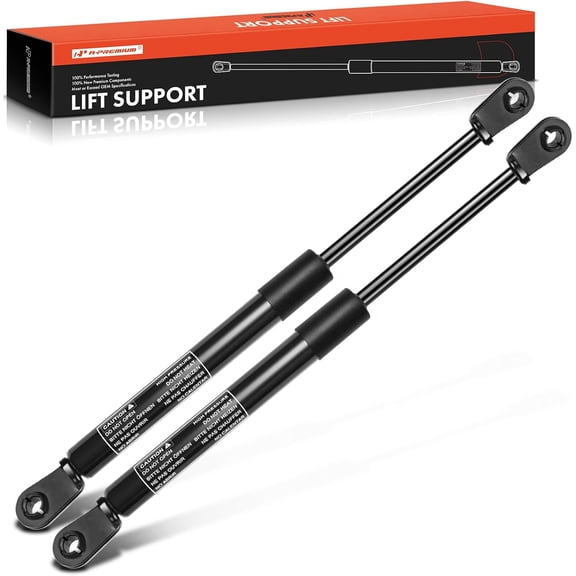 A-Premium Rear Trunk Lift Supports Shock Struts Compatible with Select Honda Models - Civic 1992-1996 Sedan, Accord 1994-1996 Sedan - Replace# 74820SV4003, 74820SV4013(2PC Set)