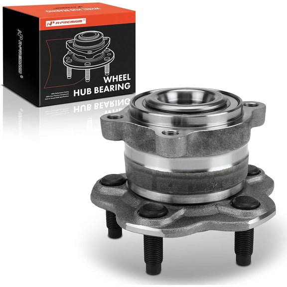 A-Premium Rear Wheel Bearing and Hub Assembly with 5-Lug Compatible with Nissan GT-R GTR 2015-2021