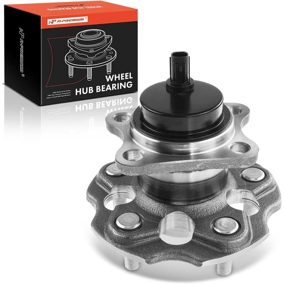 A-Premium Rear Wheel Bearings and Hub Assembly Compatible with Toyota Prius V 2012 2013 2014 2015 2016 2017 2018, w/ABS 5-Lug, Replace # 512509