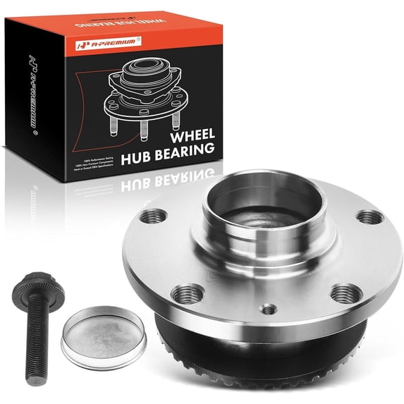 A-Premium Rear Wheel Hub & Bearing Assembly Compatible with Audi A4 2002-2007
