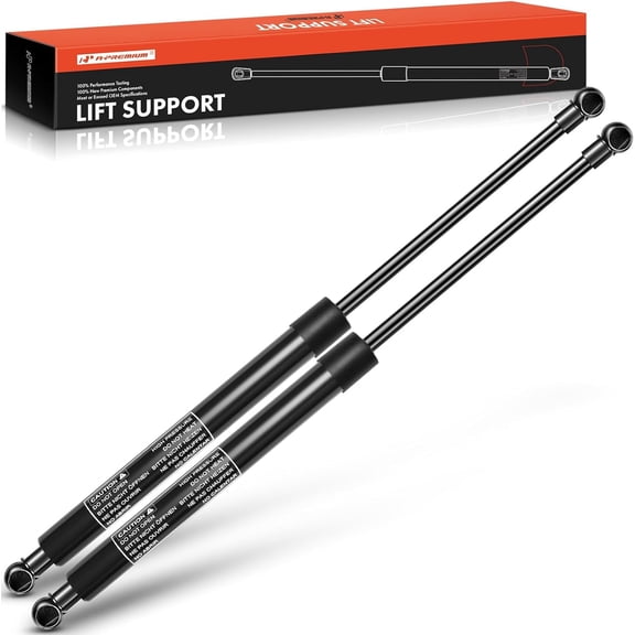 A-Premium Rear Window Glass Lift Supports Gas Spring Strut Compatible with Toyota Highlander 2014-2019 Driver and Passenger Side 2-PC Set